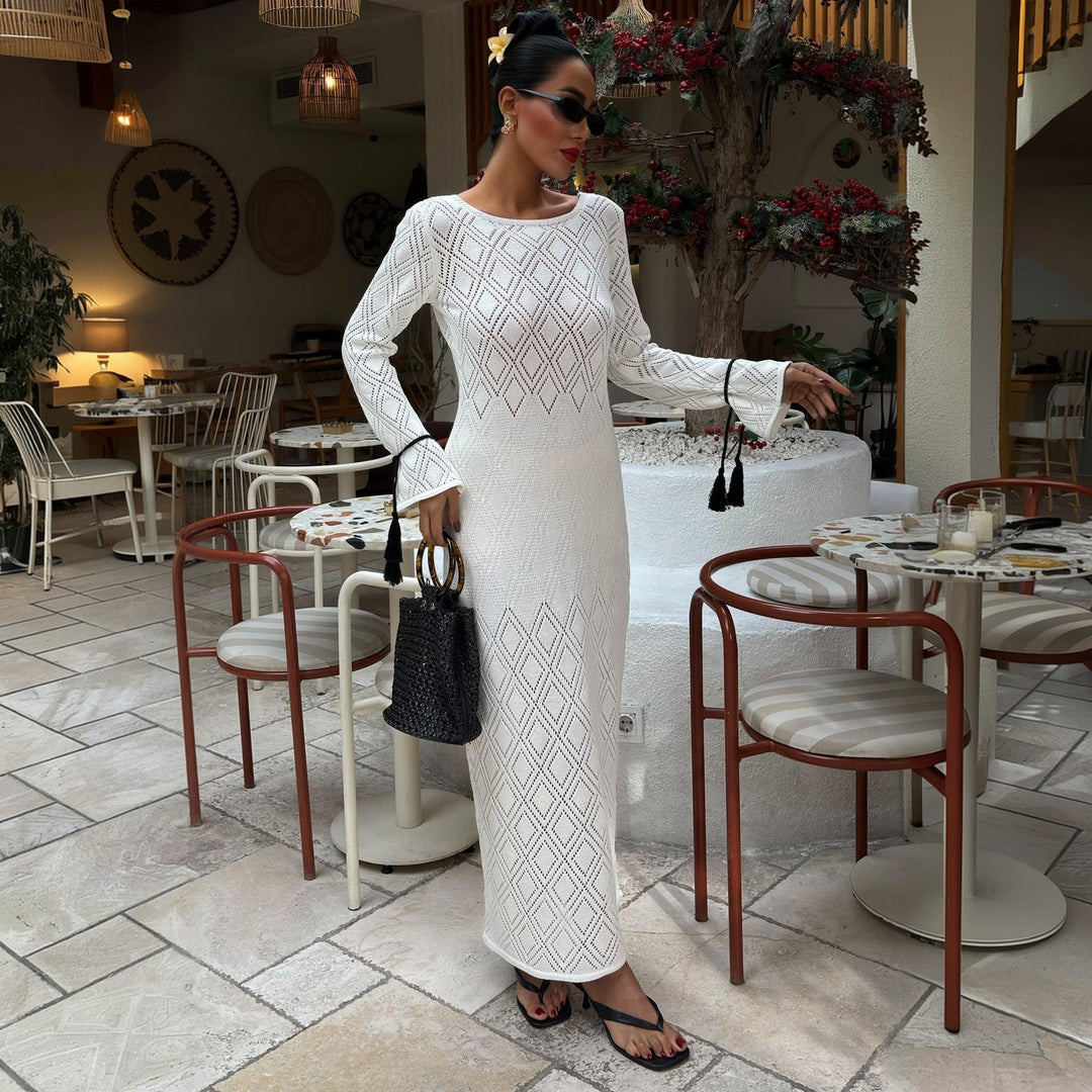 Maxi dress for ladies with elegant structure Lune London