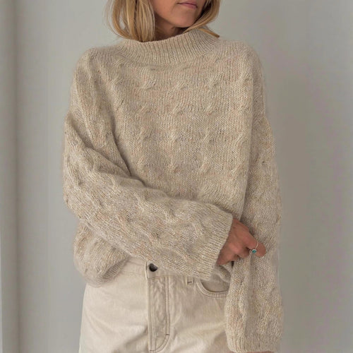 Ladies Chunky Knit Sweater Lune London