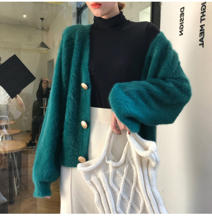 Ladies soft oversized cardigan Lune London