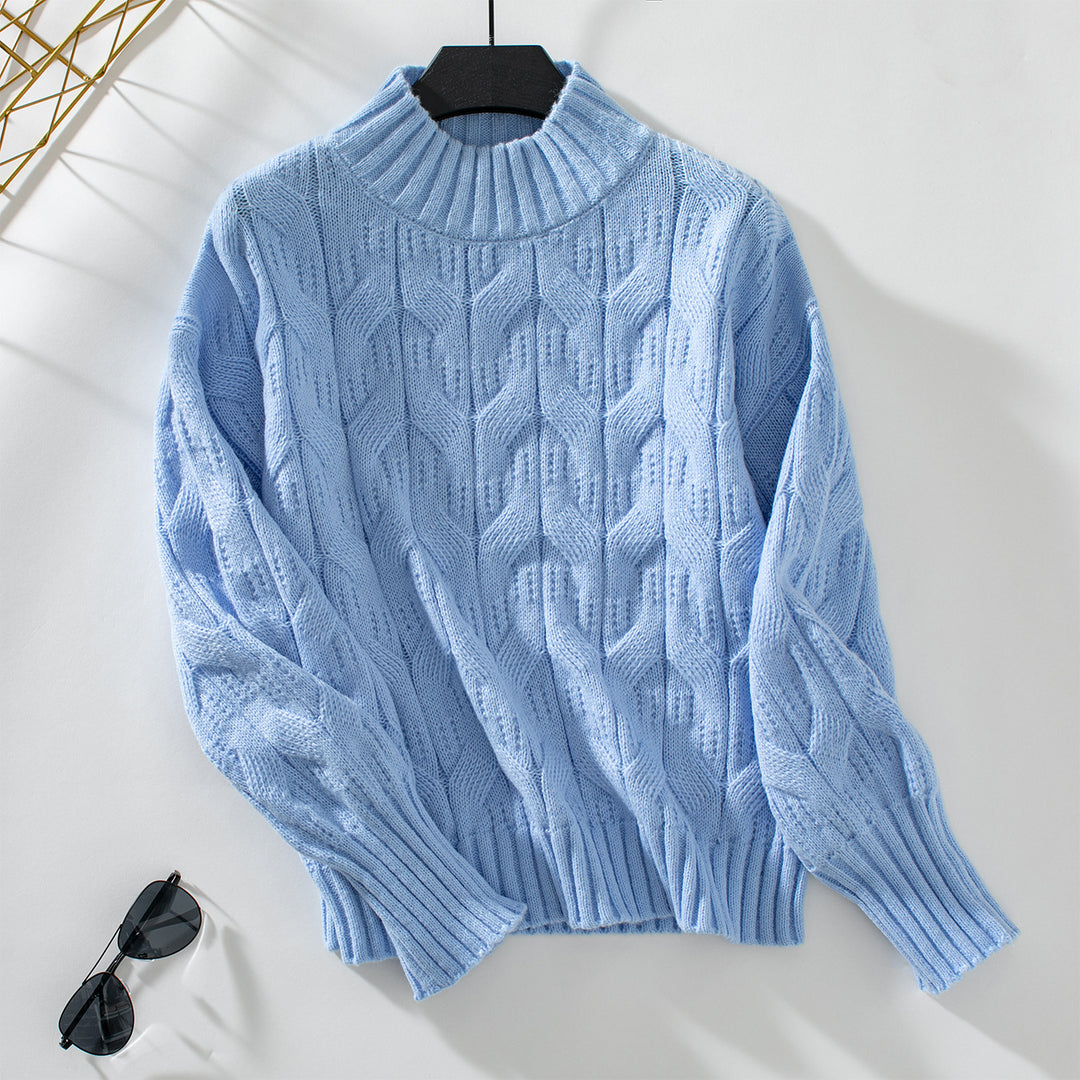 Ladies Chunky Knit Sweater Lune London