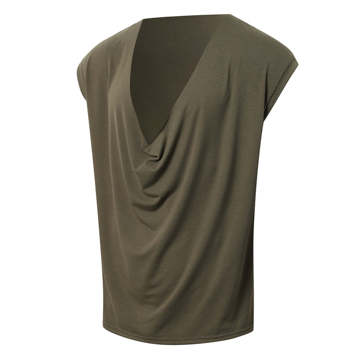Ladies Elegant Top V Neck Blouse with Casual Chic Cut and Style