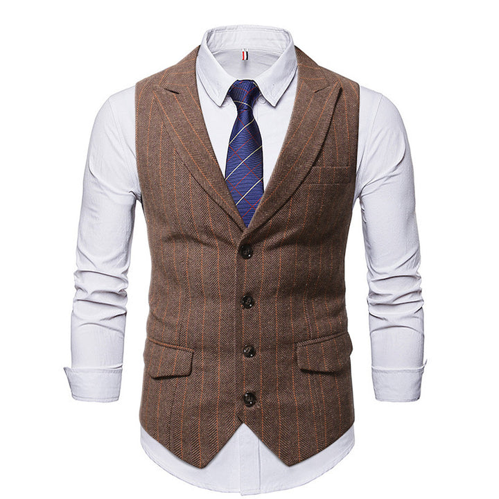 Men's jacket with a fine striped pattern Lune London