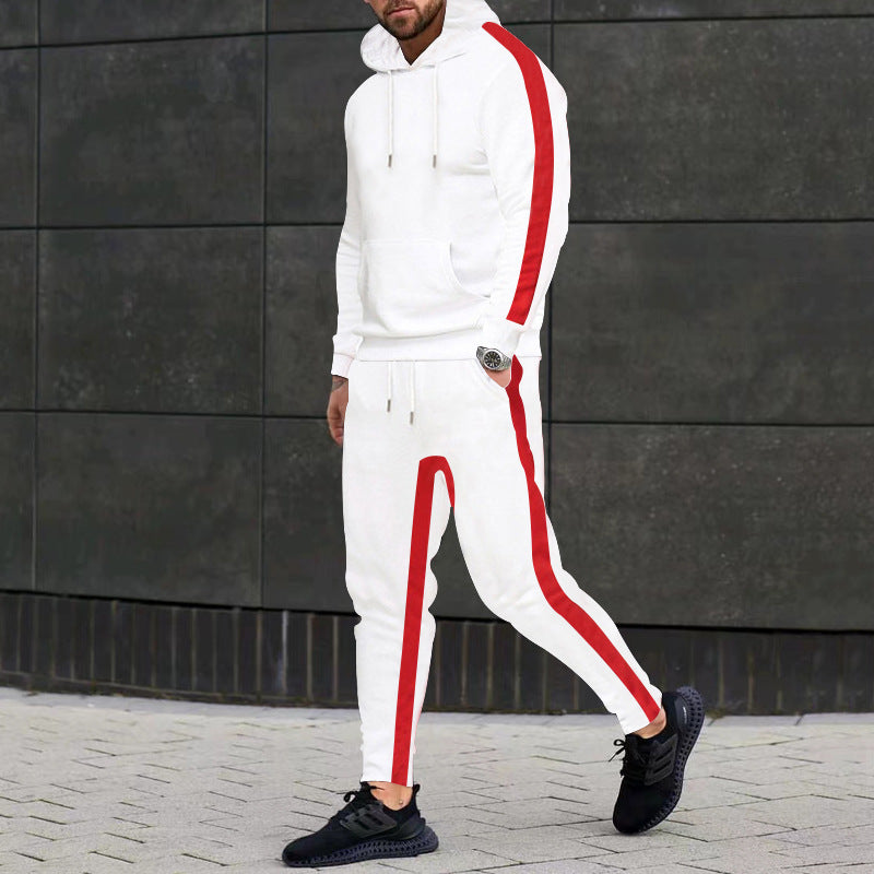 Men's sporty jogging jacket with contrasting side elements Lune London