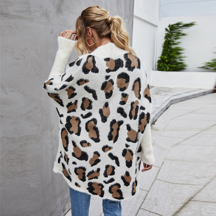 Gilet confortable pour femmes avec un motif léopard tendance Chic & Stil