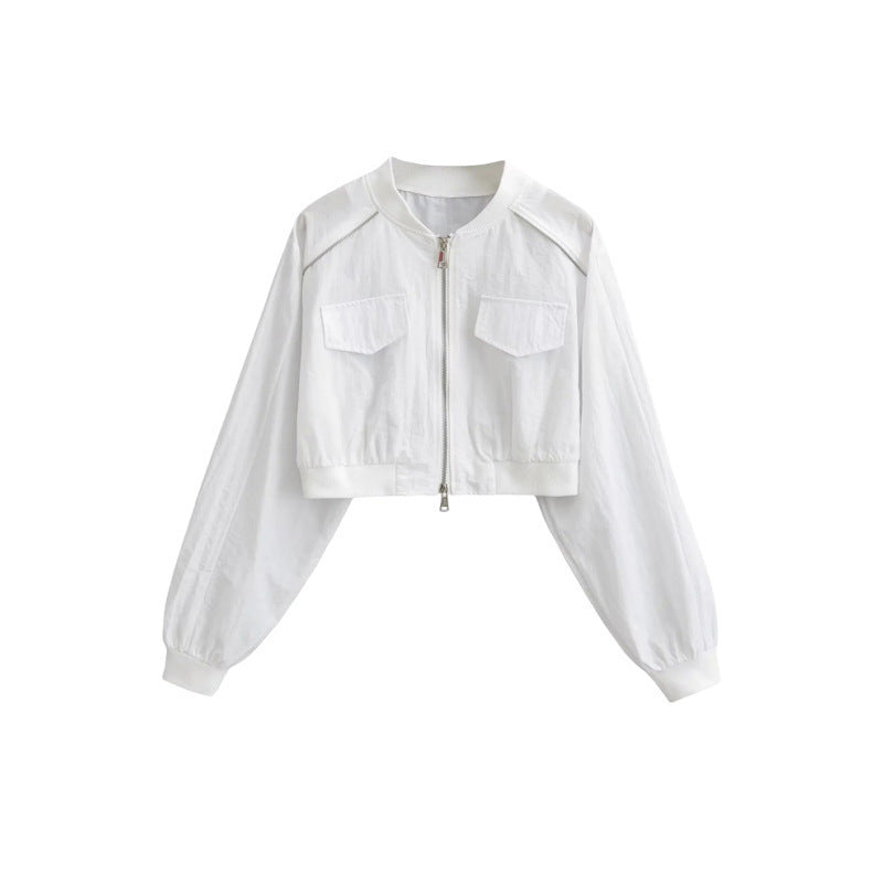 Veste de loisir cropped pour femmes Chic und Stil