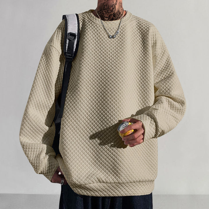 Men's Sweatshirt with Chic and Stylish Textured Design