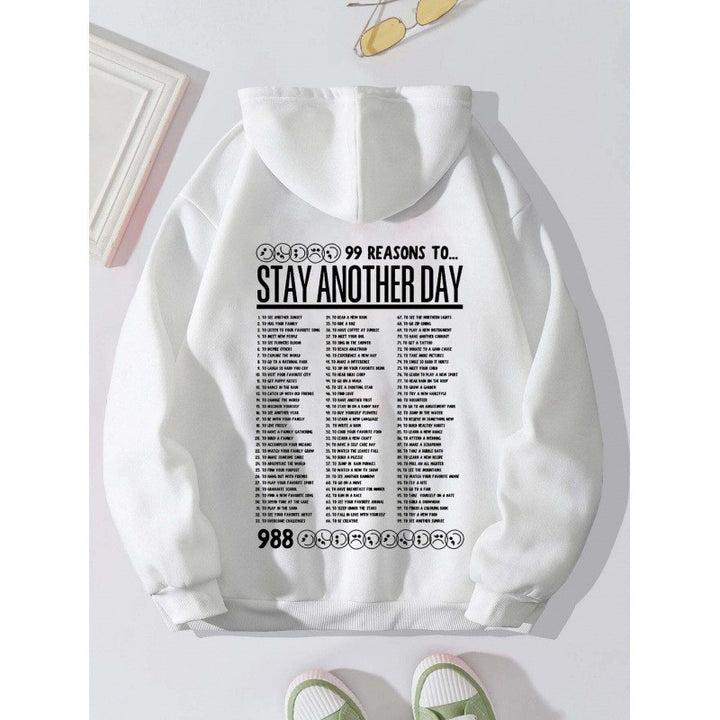 Women's hoodie with original design and inspiring message Chic & Stil