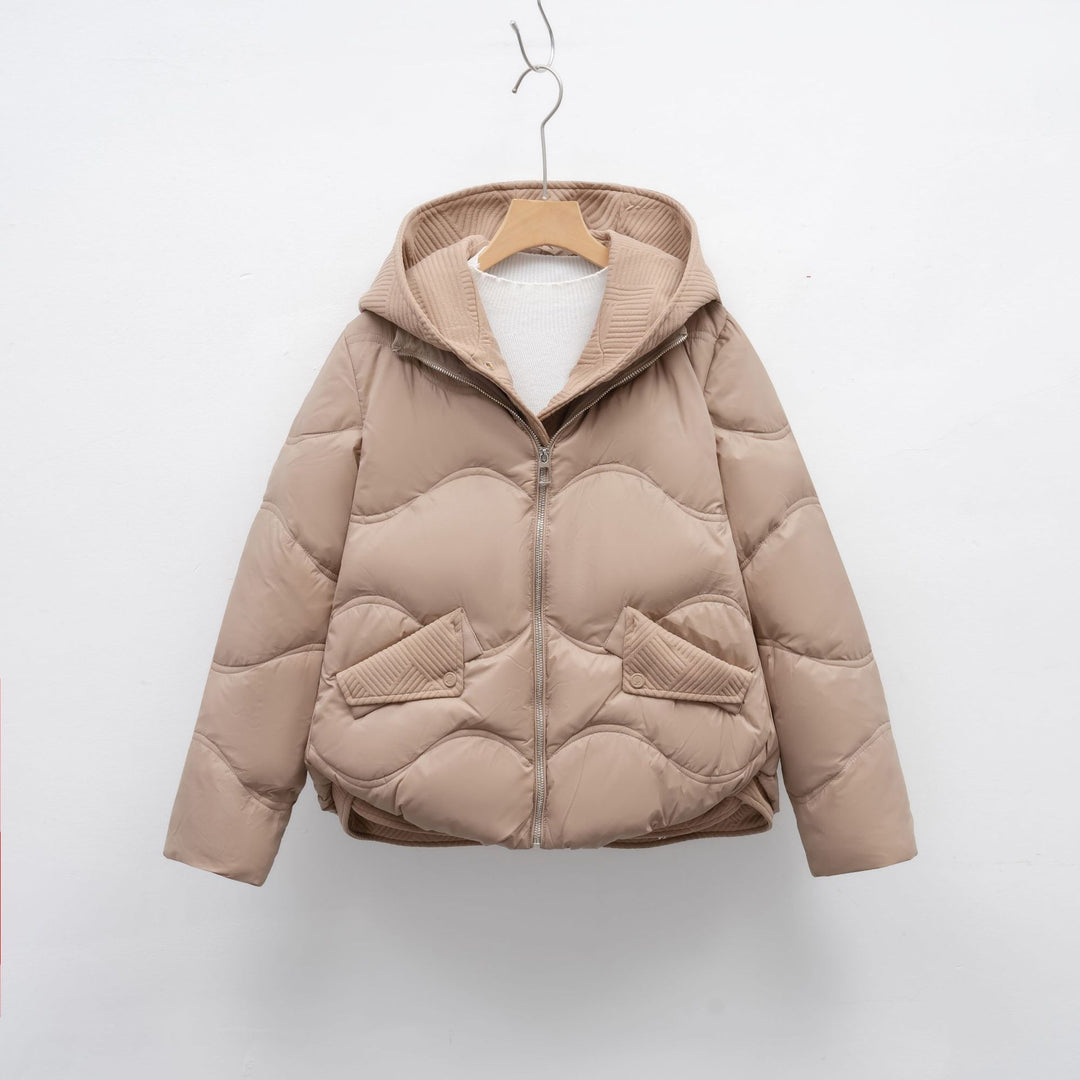 Women's down jacket with adjustable collar Lune London