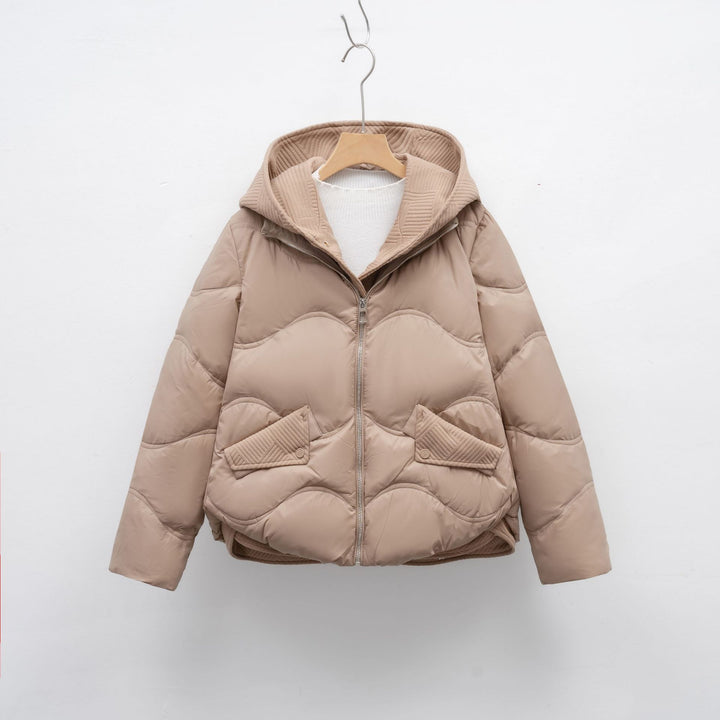 Women's down jacket with adjustable collar Lune London