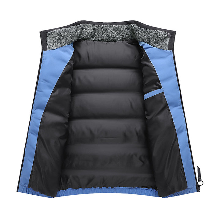 Warm quilted jacket for men with cozy lining Lune London