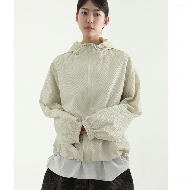 Veste coupe-vent respirante pour femmes avec poignets élastiques Chic & Stil
