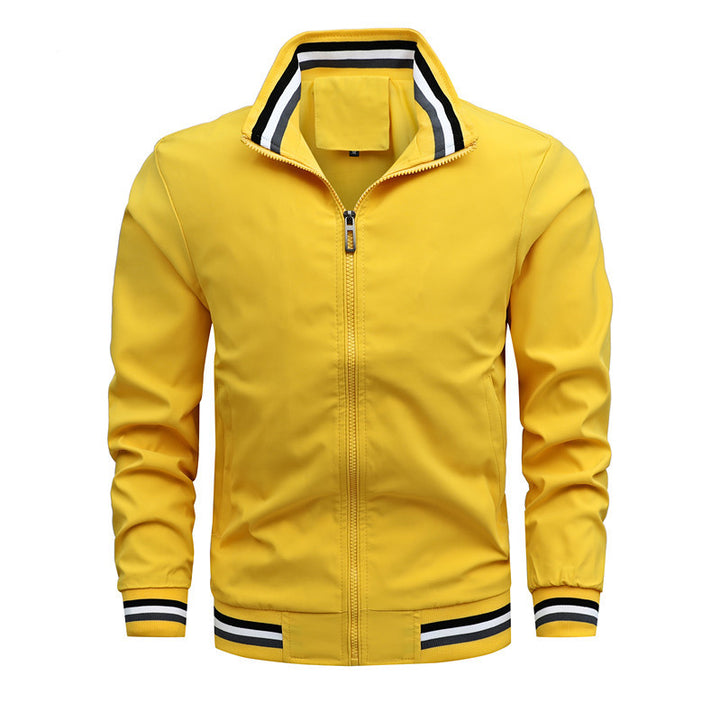 Men's sporty leisure jacket with modern stand-up collar Lune London