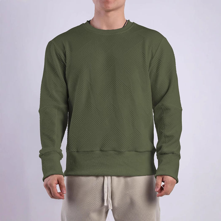 Sweatshirt for women with a trendy textured design and a high-quality cotton blend Lune London