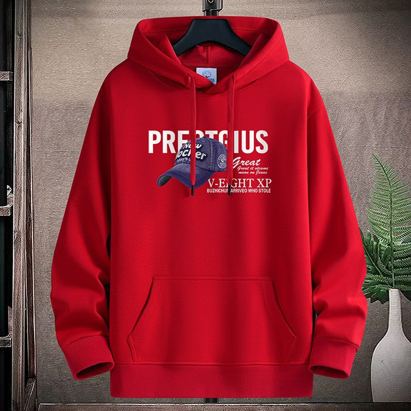 Women's Hooded Sweatshirt with Creative Graphic Design and Practical Kangaroo Pockets Chic & Stil