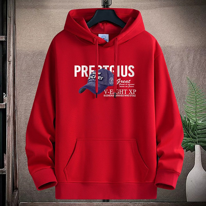 Women's Hooded Sweatshirt with Creative Graphic Design and Practical Kangaroo Pockets Chic & Stil