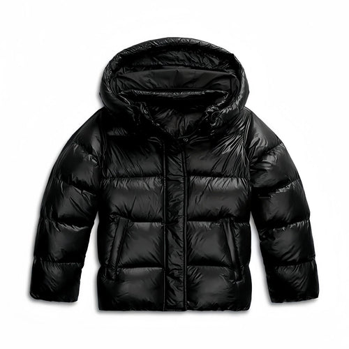 Ladies quilted sports jacket with hood Lune London
