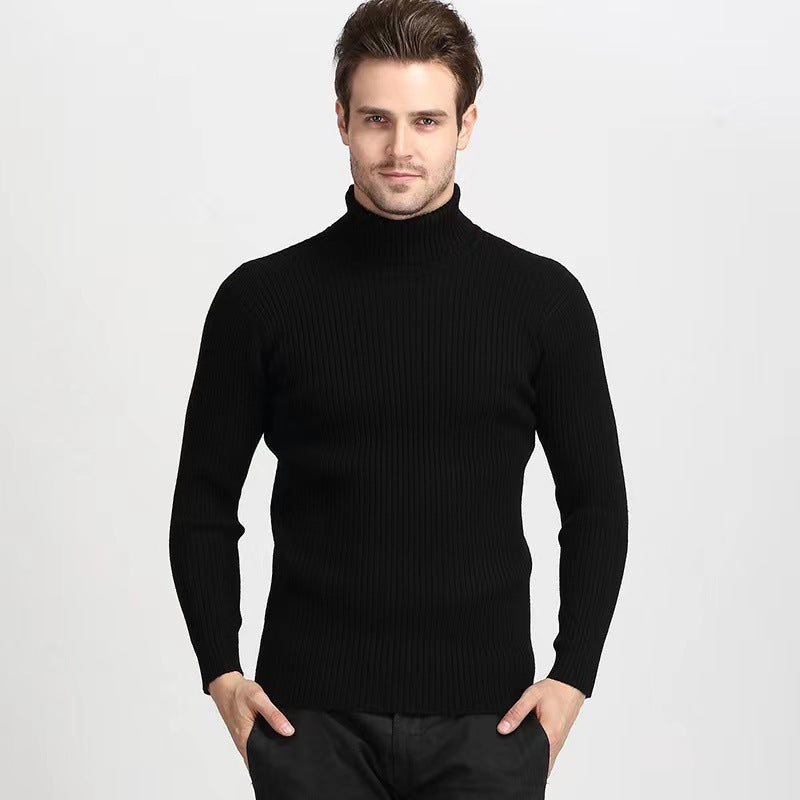 Women’s turtleneck sweater with an elegant ribbed structure Lune London