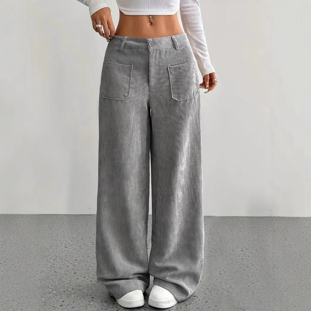 Wide corduroy trousers for women Lune London