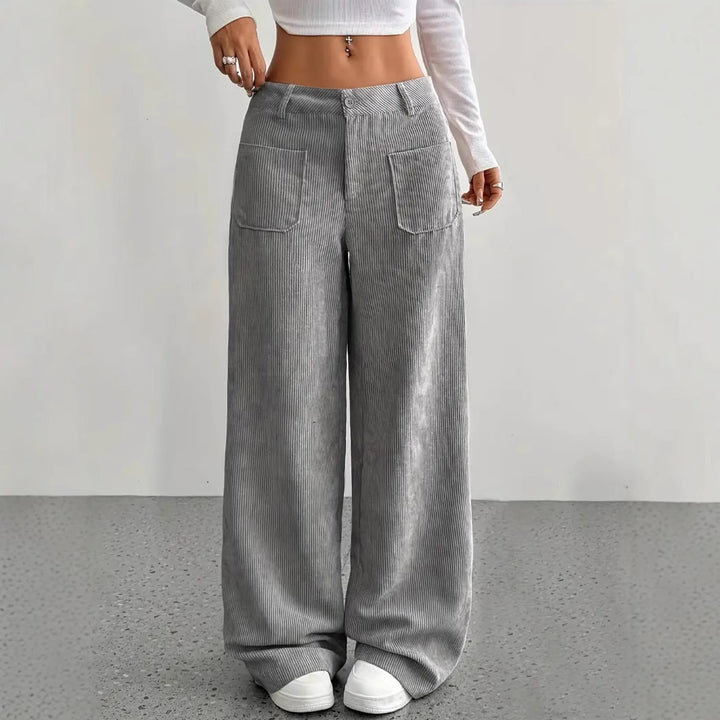 Wide corduroy trousers for women Lune London