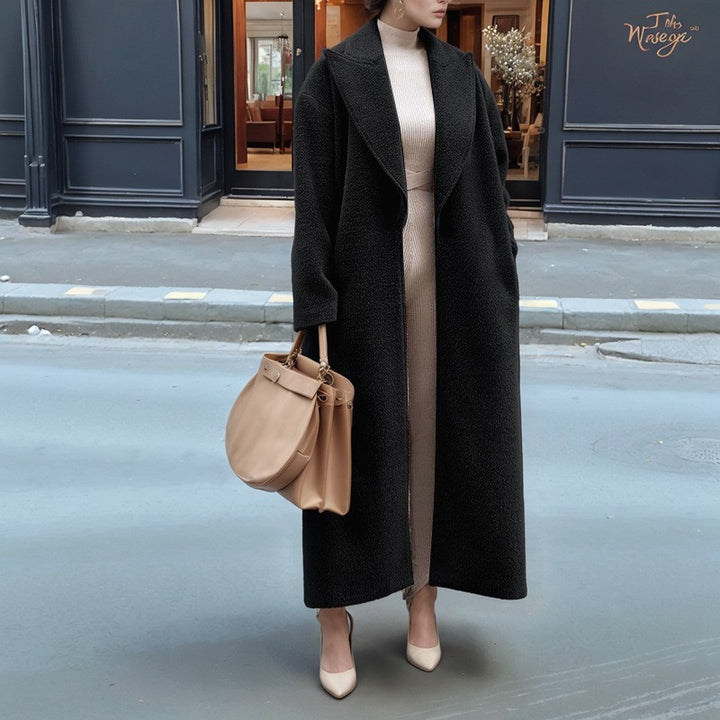 Oversized plush coat for women Lune London