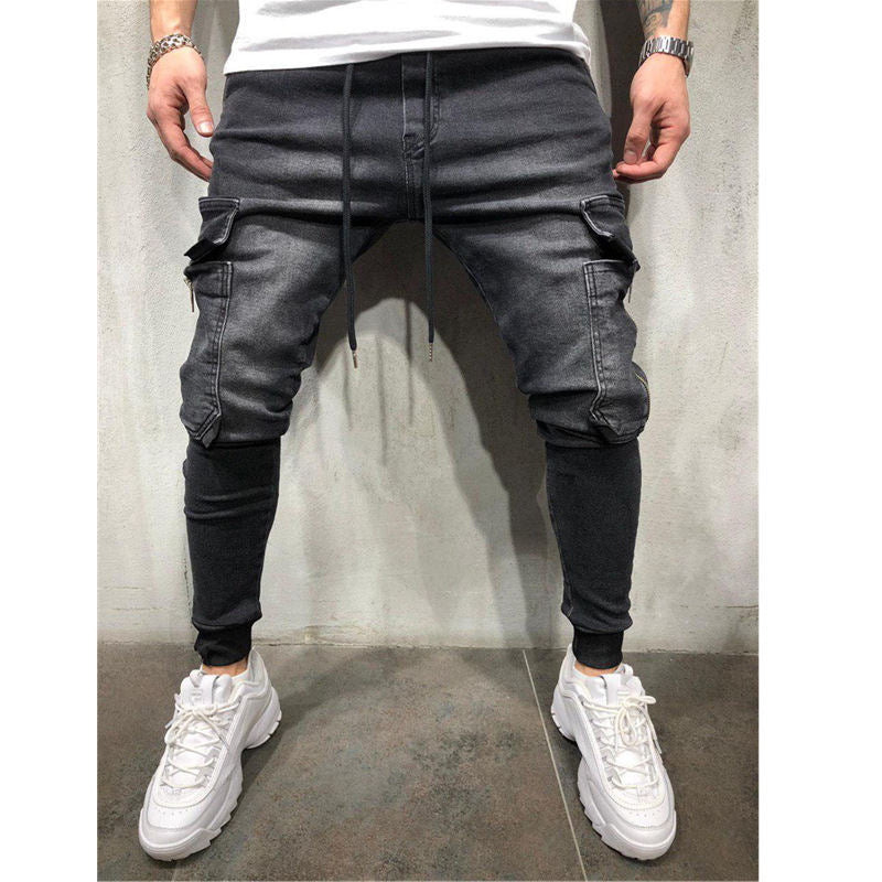 Men's slim fit cargo jogger pants with a trendy cut and practical pockets Lune London