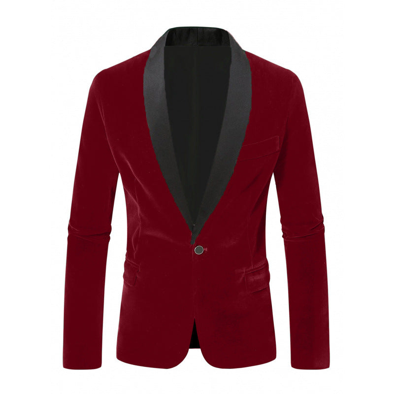 Velvet jacket for men with elegant lapels Lune London