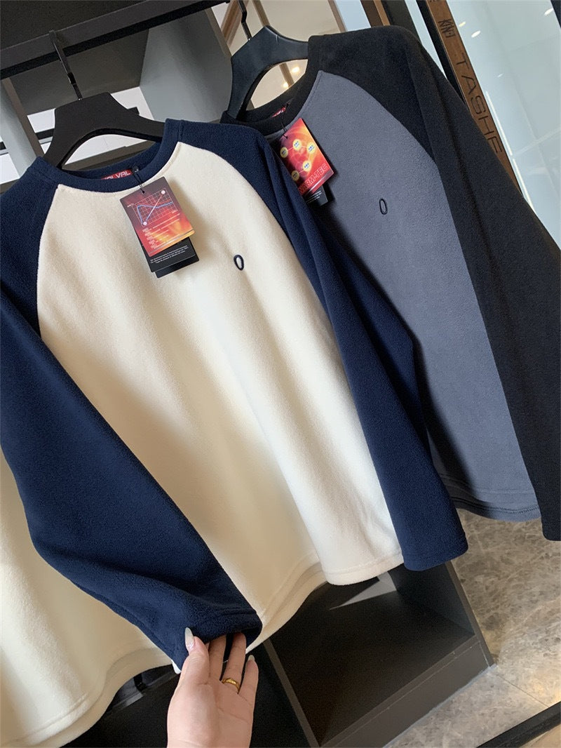 Femme haut en polaire avec manches raglan et grand confort de port Chic & Stil
