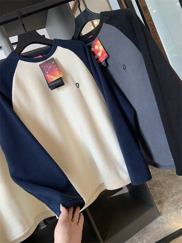Femme haut en polaire avec manches raglan et grand confort de port Chic & Stil