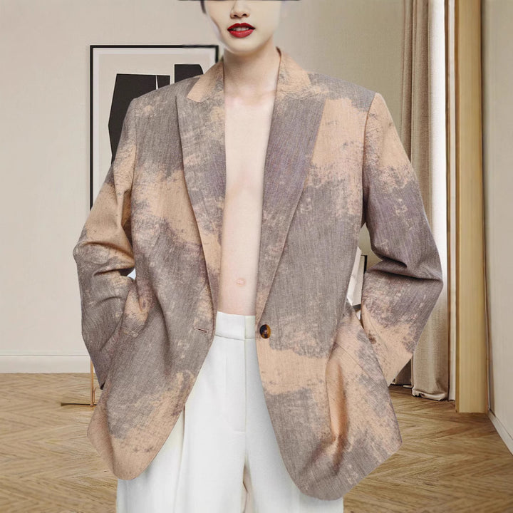 Ladies Oversized Fashion Jacket with Textured Design Lune London