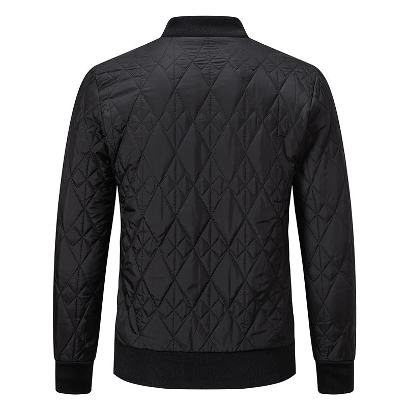 Padded leisure jacket for men with a stylish design and a high collar Lune London