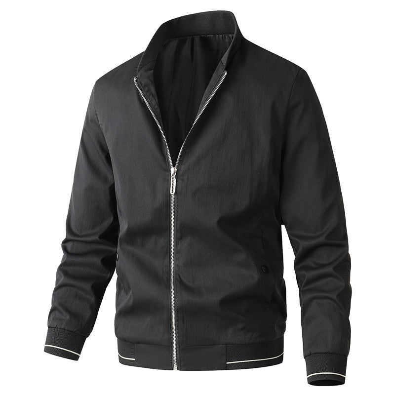 Sporty transitional jacket for men with a stylish high collar Lune London