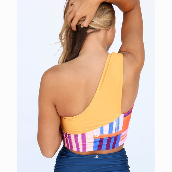 Women Asymmetrical Bikini Top Lune London