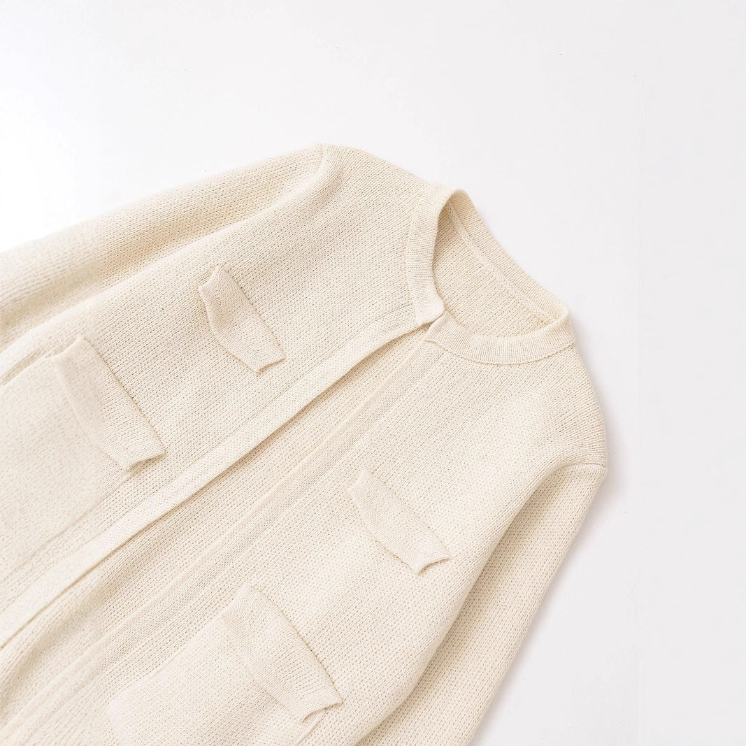 Women's casual cardigan with practical pockets Lune London