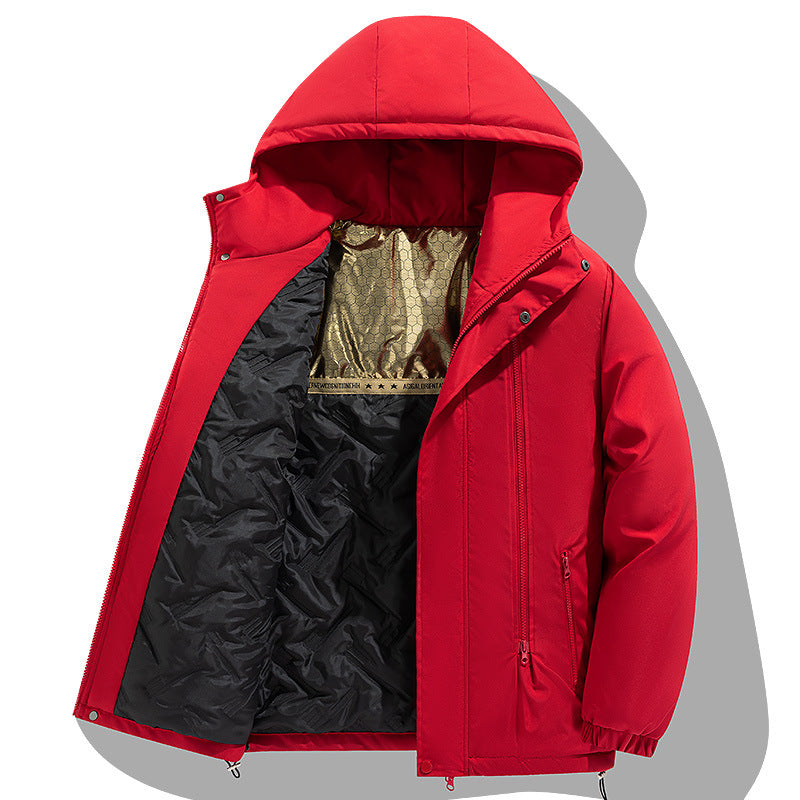 Ladies warm and insulated winter jacket with hood Lune London