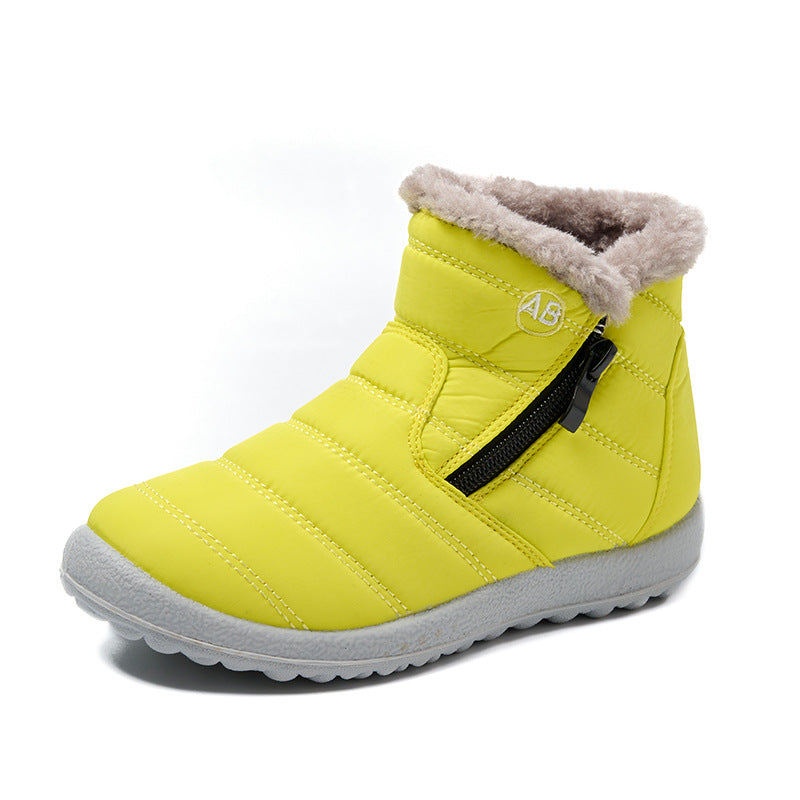 Bottes d'hiver pour femmes rembourrées avec fermeture éclair latérale Lune London