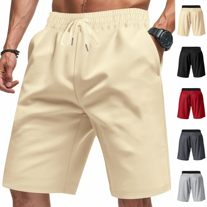 Breathable gym pants for men with elastic waistband and side pockets Lune London