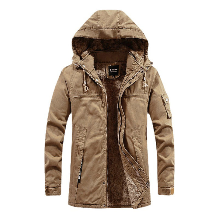 Functional winter jacket for men with fitted fleece lining Lune London