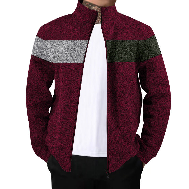 Men's sports jacket with innovative contrasting stripes Lune London