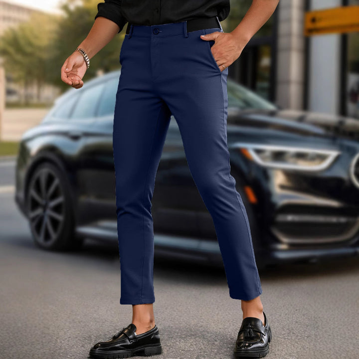 Lune London slim-fit trendy chino pants for men