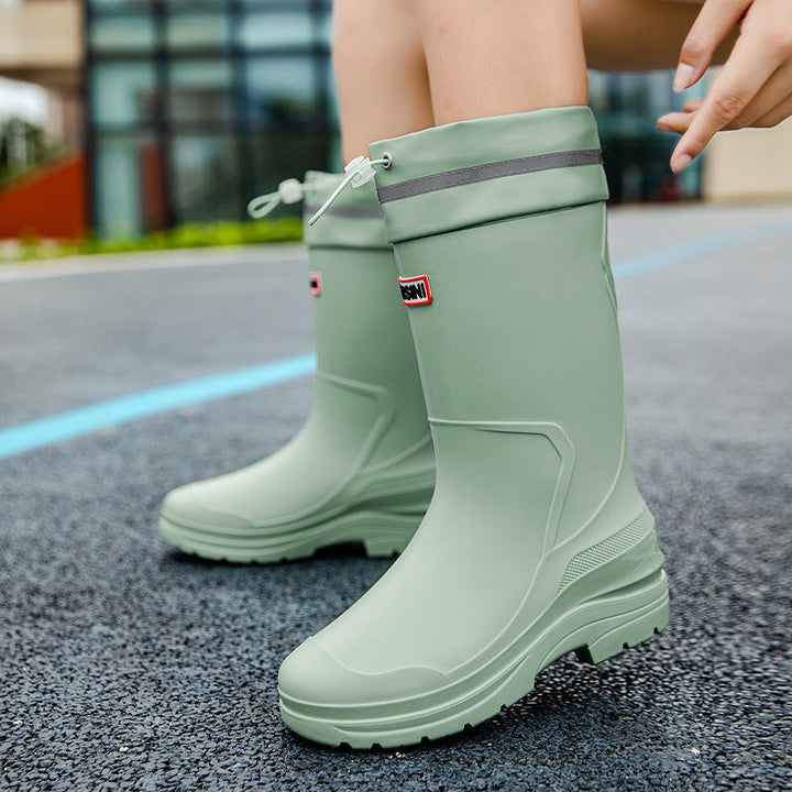 Ladies' Functional Rubber Boots with Reinforced Ankle Protection and Slip-Resistant Sole Lune London
