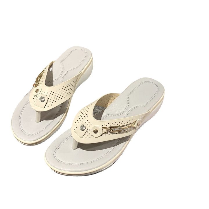 Comfortable strap sandals for women with decorative details and an ergonomic sole Lune London