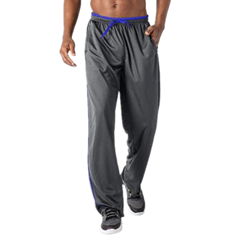 Men's sporty training pants with contrasting side stripes Lune London