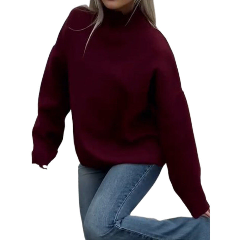 Fashionable oversized women's sweater with a relaxed fit and soft material Lune London