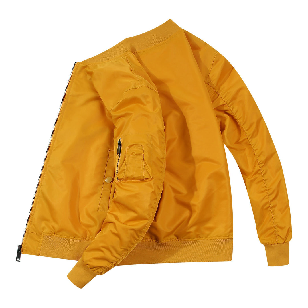 Women's bomber jacket with functional pockets and chic sporty design