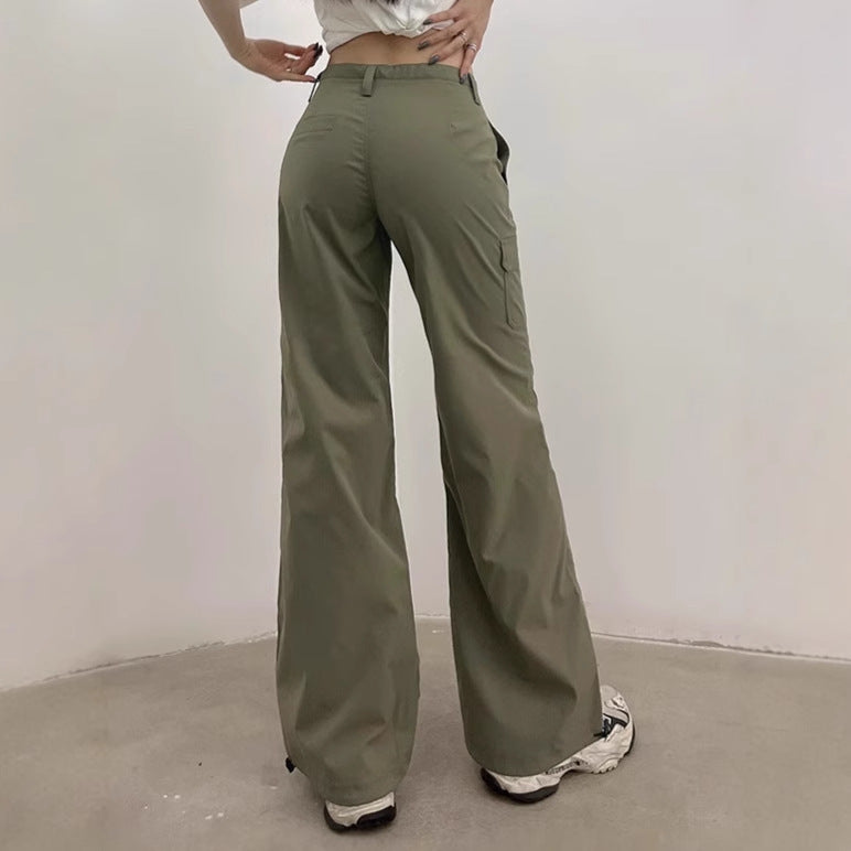 Ladies Loose Leisure Pants with Practical Pockets and Elastic Waist Lune London