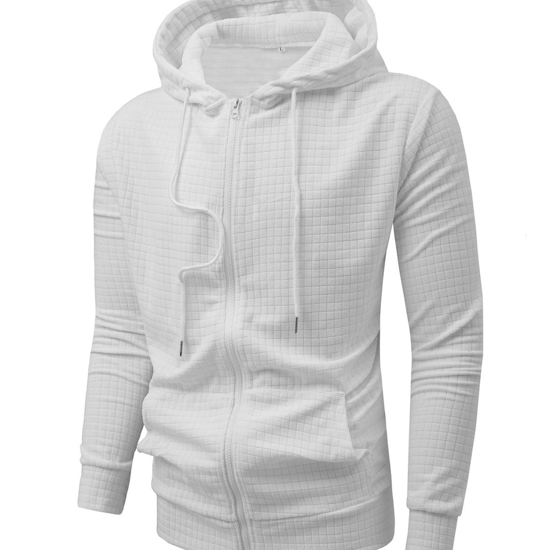 Casual hooded jacket for men with structured design Lune London