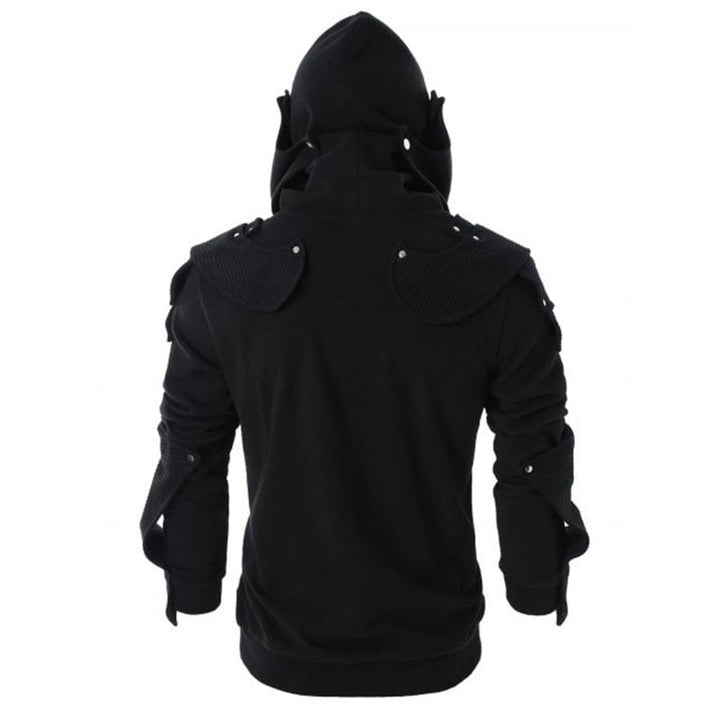 Men's Stylish Hoodie with Innovative Collar and Practical Pockets Lune London