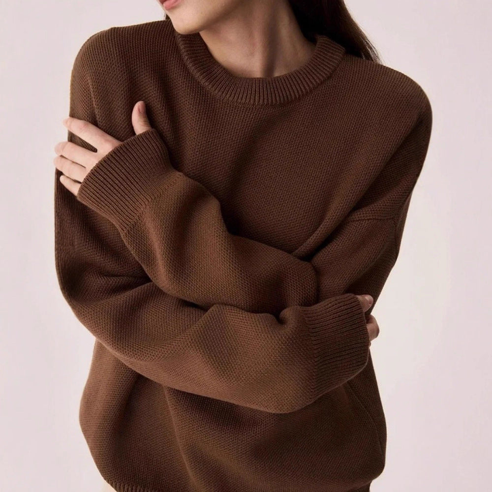 Casual sweater for women in fine cotton Lune London