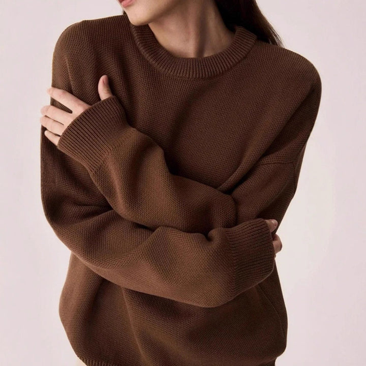 Casual sweater for women in fine cotton Lune London