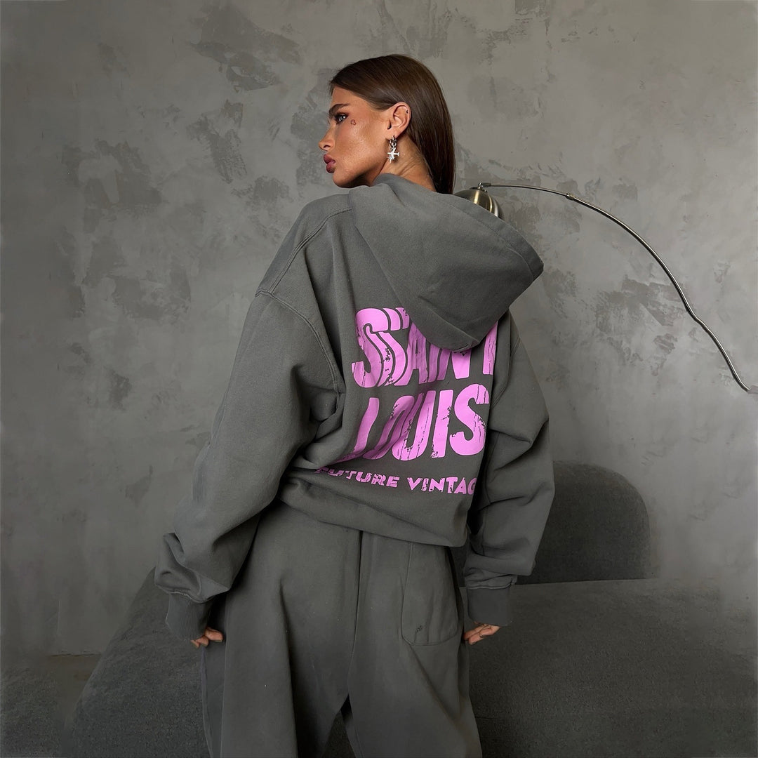 Casual set for women, oversized, with a loose hoodie and comfortable jogging pants Lune London